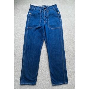 Levi's Premium Stay Loose Jeans Elasticated Waist Women Size 28 Blue